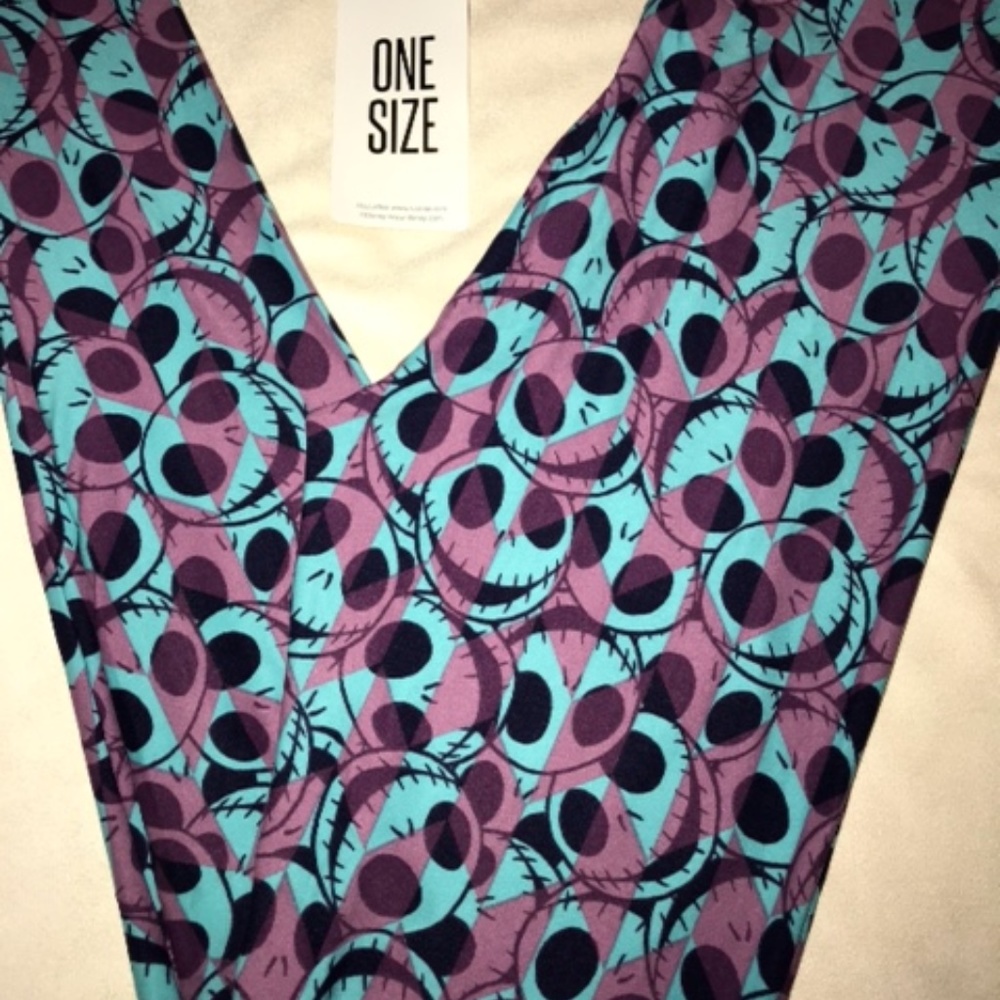 LuLaRoe Jack Nightmare Before Christmas Legging OS